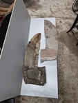 1968-70 Mopar Plymouth Body Rh Lh Front Fender Splash Shields Road Runner. Fixed Price $250.00.