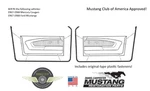 1967 1968 Ford Mustang Mercury Cougar Door Weatherstrip Pair Made In Usa. Fixed Price $79.99.