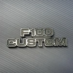 1977 1978 1979 Ford F-100 Nos Nameplate "F150 Custom" D7TZ-16720-L. Fixed Price $39.35.