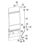 Genuine Mopar Door Stabilizer 68385055AA. Fixed Price $32.64.