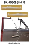 1949 Ford Passenger Car Shoebox Garnish Molding Emblems. Fixed Price $62.00.