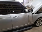 2015 Range Rov Right Passenger Side Front Door Assembly Color: Silver 863. Fixed Price $874.00.
