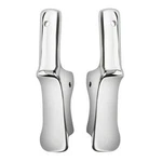 1915-25 Model Short Style Windshield Posts, Chrome. Fixed Price $161.99.