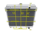 Row Western Champion Radiator For 1975 1976 1977 1978 Dodge B300 L6 Engine. Fixed Price $302.50.