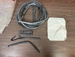 1955 Ford Victoria + Convertible Door Gaskets Rubber Seals Weatherstrip 1125. Fixed Price $109.99.