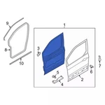 Genuine Ford Door Shell KT1Z-1724622-R. Fixed Price $398.82.