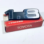 Genuine Plate Rear Name Emblem 1.8 Toyota Corona TT132 Nos Japan 75442-20051. Fixed Price $77.99.