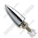 4 Chrome "long Spike" License Plate Frame Bullet Bolts For Motorcycle & Hotrod. Fixed Price $18.95.