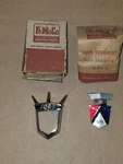 Nos Ford Hood Emblem & Bezel-fairlane Only 1955 56 B5A-16644-C B34. Fixed Price $220.00.