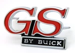 New Front Gs Grille Emblem Red Black & Chrome Trim / 1971 Skylark Gran Sport. Fixed Price $69.99.