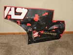 Daniel Suarez 2019 #41 Haas Arris Race Used Rear Quarter Panel Shr Sheet Metal. Fixed Price $139.99.