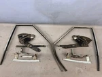 1967 1968 Ford Galaxie Quarter Window Regulator Tracks Seals 2 Door Sedan 1/4 Oe. Fixed Price $395.67.