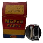 New Old Stock Lighter Chrome Knob For 1955-56 Plymouth Models Mopar #1622121. Fixed Price $70.00.