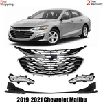 Front Grille Assembly & Lower Bumper Cover Kit For 2019-2021 Chevrolet Malibu. Fixed Price $394.41.