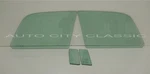 Auto Glass 1957 Ford Thunderbird T-bird Vent Door Original Green Tint Windows. Fixed Price $119.00.