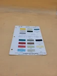 1966 Ditzler Ppg International Kaiser Jeep Commercial Colors Paint Chip Sheet. Fixed Price $11.70.