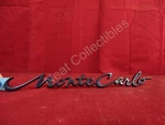 Nos Oem Chevrolet Monte Carlo Trunk Lid Nameplate Emblem 3/4" Navy Blue 28U. Fixed Price $19.99.