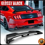 2024-2025 Ford Mustang Gloss Black Rear Trunk Spoiler Highkick Wing Lid Flap. Fixed Price $179.54.