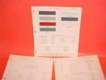 1954 Packard Patrician Caribbean Convertible Clipper Panama Paint Chips Ditzler. Fixed Price $15.99.