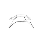 C5ZZ-6551222-3C Scott Drake Coupe Roof Rail Seal. Fixed Price $36.54.