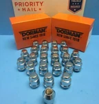 Dorman 20 Wheel Lug Nuts Font & Rear M12-1.50 Replace Oem # 611182 Chrome. Fixed Price $80.95.