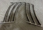 1969 Chevy Camaro Quarter Panel Louvers 1/4 Trim Molding Scalloped Hash Marks Oe. Fixed Price $80.00.