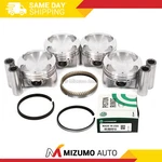 Pistons W/ Rings Fit 95-98 Mazda Protege 1.5L Dohc Z5. Fixed Price $199.95.