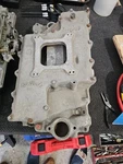 Edelbrock SY-1 Smokey Yunick Intake Manifold Single 4BBL Cross Ram. # 2850. Fixed Price $1100.00.