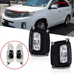Front Bumper Fog Lights With Bezel For 2014-2015 Kia Sorento Driver&passenger. Fixed Price $40.67.