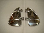 Vintage Style Polish Stainless Steel Breezies Wing Window Air Deflector. Fixed Price $21.99.