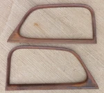 1939 Chevy 4DR Sedan Front Door Window Garnish Moldings Original Gm Pair Mdeluxe. Fixed Price $350.00.
