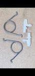 1962 Cadillac Fuel Door Pivot And Spring Set. Fixed Price $64.00.