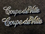 Pair Of Cadillac Coupe De Ville Sail Panel Emblems 1970 - 1984 Vintage. Fixed Price $37.95.