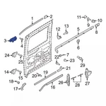 Genuine Ford Sliding Door Roller KK3Z-1525028-V. Fixed Price $115.02.
