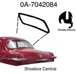 1949 1950 1951 Ford Double Groove Rear Window Rubber Seal. Fixed Price $98.88.
