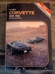 Clymer Corvette 1970-1982 Shop Manual. Fixed Price $20.00.
