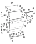 Genuine Mopar Sliding Door Left 68185691AN. Fixed Price $1081.08.