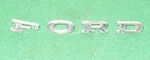 1967 Mustang Fastback Coupe Gt-a Convertible Orig Hood 'ford' Emblems Letters. Fixed Price $79.00.