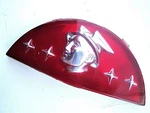 1951 Mercury Hood Crest Red Plastic Emblem New. Fixed Price $99.95.