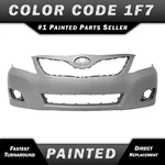 New Painted *1F7 Silver Metallic* Front Bumper Cover For 2010-2011 Toyota Camry. Fixed Price $380.99.