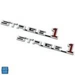 1969 Skylark Gs Stage Hood Emblem Pair Gm 1231229. Fixed Price $47.99.