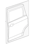 Genuine Nissan 2011-2017 Quest Sliding Door Shell Assembly Right H210M-1JACC. Fixed Price $1230.38.