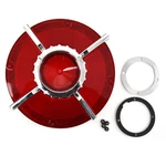 65 Ford Falcon Single Tail Light Assembly, Chrome Bezel/lens/retainer/gasket. Fixed Price $179.90.