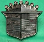 Original 1969 1970 Cadillac Hood Emblem # 1600116 Trim Coupe Deville Fleetwood. Fixed Price $20.00.