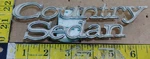 Ford Country Sedan Circa '73 Rear Fender Emblems D3AB 71291 A36 Aa / 5753). Fixed Price $32.00.