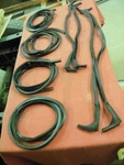 1949-1951 Mercury 4-DOOR Rubber Seals, New Us Made 8M-7320530-SET. Fixed Price $135.00.