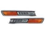 1968-72 F-250 Emblems Hood Side Reflectors Lh Rh Pair Pickup Truck New. Fixed Price $189.90.