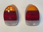 Pair Of Vw Volkswagen Bug Beetle Euro Tail Light Lens 1968 - 1970 Def. Fixed Price $34.50.