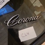 Nos Vintage Toyota Corona Plastic Emblem Nameplate... Never Used Oem. Fixed Price $37.99.