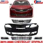 Front Bumper Cover Primed & Grille Assembly For 2014-2020 Chevrolet Impala. Fixed Price $512.89.